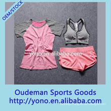 Sexy quick dry OEM women yoga wear suits at factory price